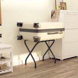 Suporte de bagagem 56x40x49 cm preto | Briva Home