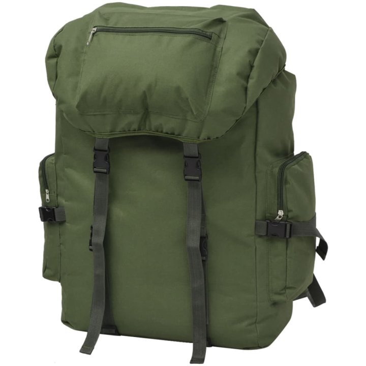 Mochila militar 65 L verde | Briva Home