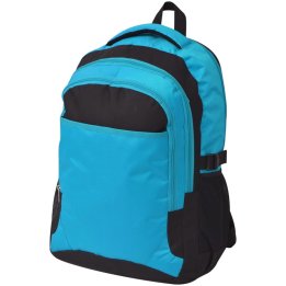 Mochila escolar 40 L preto e azul | Briva Home