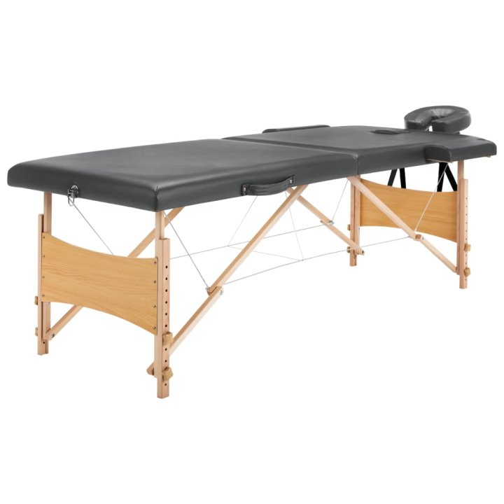 Mesa massagens c/ 2 zonas estrutura madeira | Briva Home
