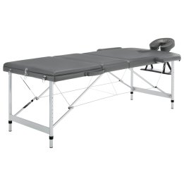 Mesa massagens c/ 3 zonas estrutura alumínio | Briva Home