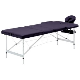 Mesa de massagens dobrável 3 zonas alumínio | Briva Home