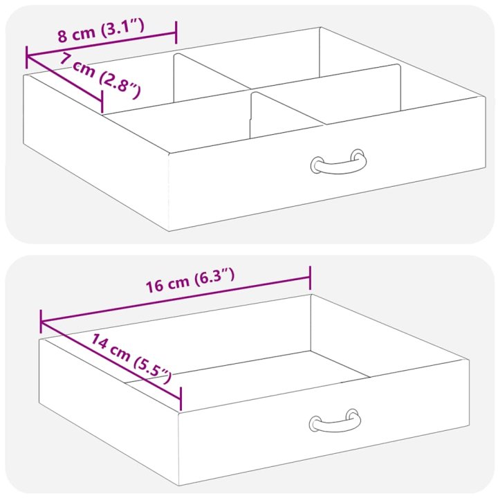 Joyero de 4 niveles con espejo y cerradura | Briva Home