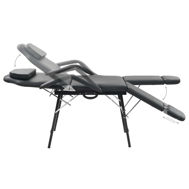 Cadeira esteticista portátil couro artificial | Briva Home