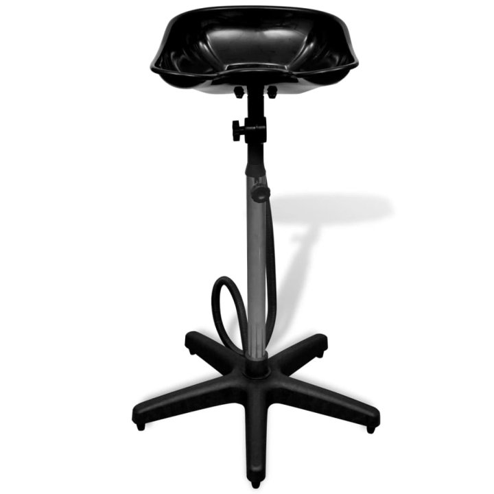 Lavacabezas portátil de peluquería, negro | Briva Home