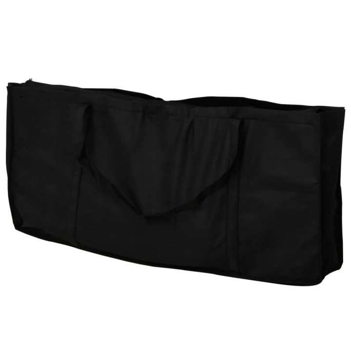 Mesa manicure dobrável com rodas, preta | Briva Home