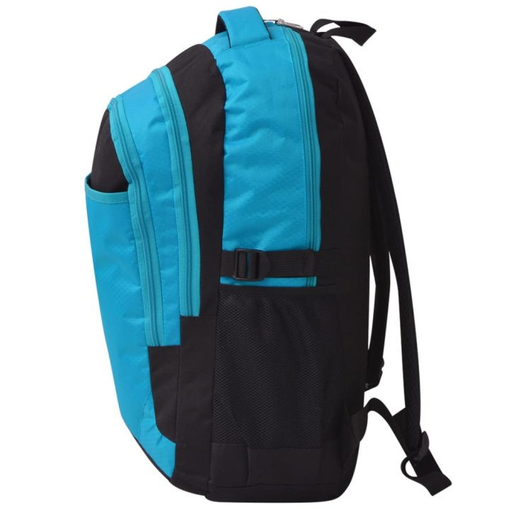 Mochila escolar negra y azul 40 l | Briva Home