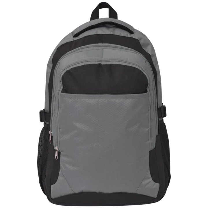 Mochila escolar 40 L preto e cinzento | Briva Home