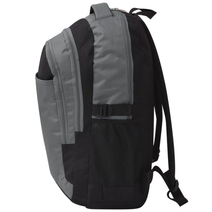 Mochila escolar 40 L preto e cinzento | Briva Home