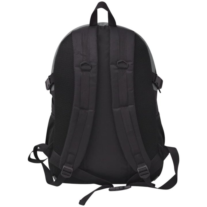 Mochila para caminhadas 40 L preto e cinzento | Briva Home