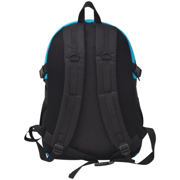 Mochila para caminhadas 40 L preto e azul | Briva Home