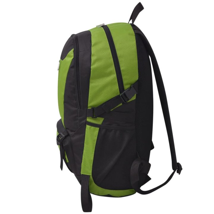 Mochila para caminhadas 40 L preto e verde | Briva Home
