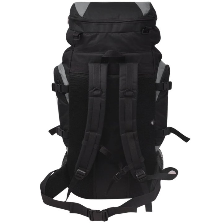 Mochila de caminhada XXL 75 L preto e cinza | Briva Home