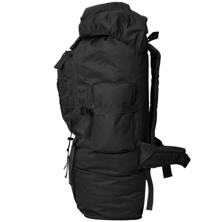 Mochila estilo ejército XXL negro 100 l | Briva Home