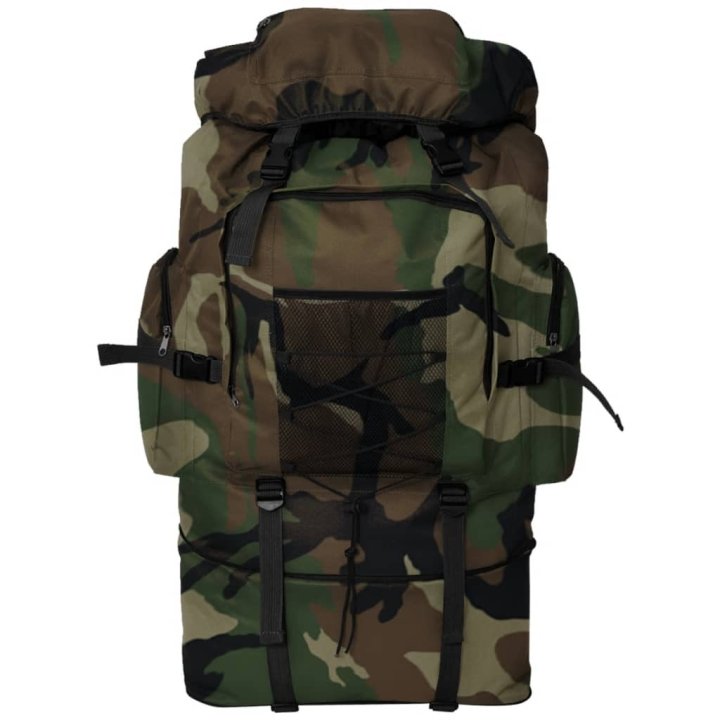 Mochila estilo camuflagem do exército XXL 100 L | Briva Home