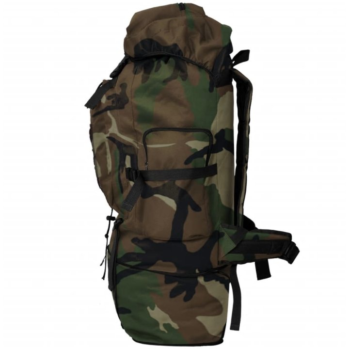 Mochila estilo camuflagem do exército XXL 100 L | Briva Home