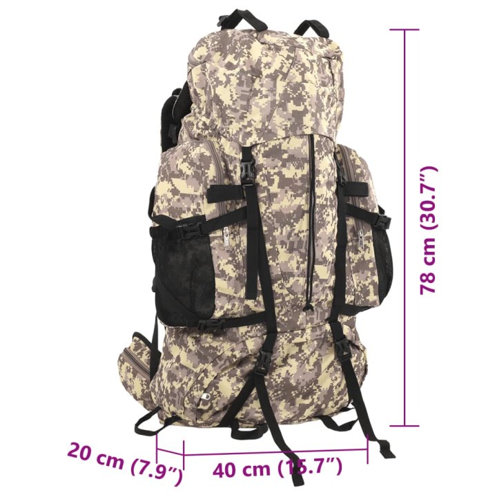 Mochila para caminhadas 80 L tecido oxford | Briva Home