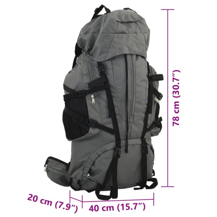 Mochila para caminhadas 80 L tecido oxford | Briva Home