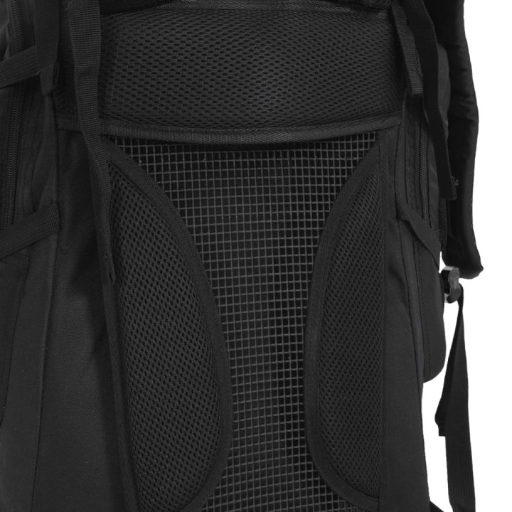 Mochila de senderismo tela oxford negro 60 l | Briva Home