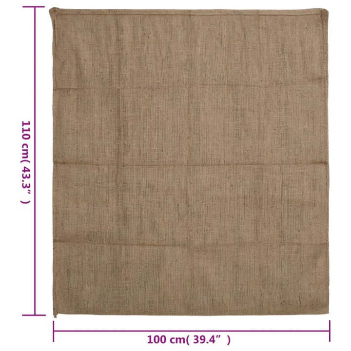 Sacos de juta 5 pcs 100x110 cm 100% juta 340 | Briva Home