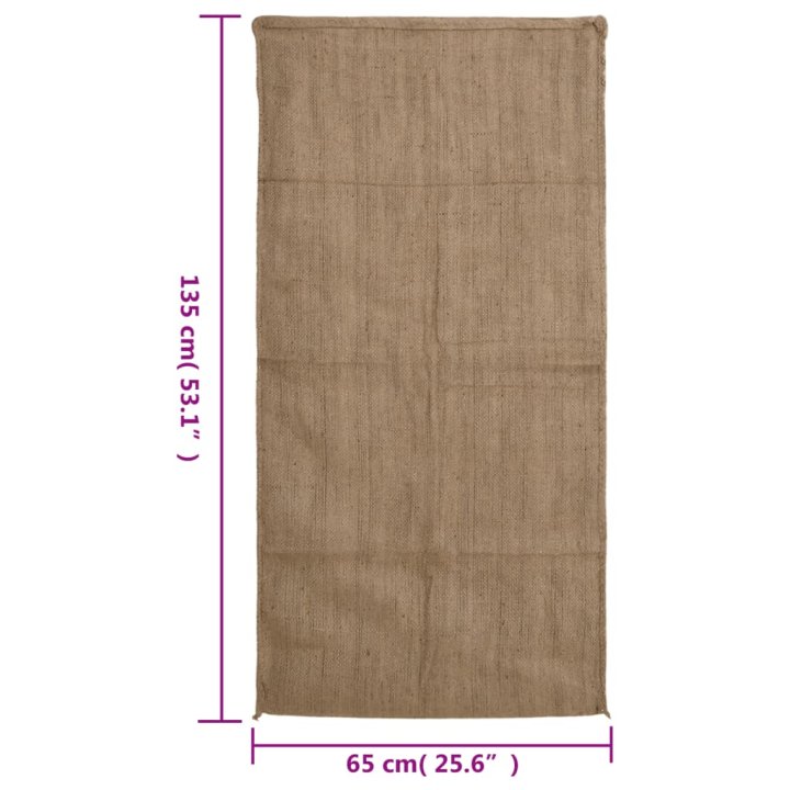 Sacos de juta 10 unidades 65x135 cm 100% juta | Briva Home