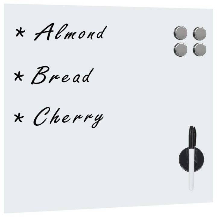 Pizarra magnética de pared vidrio 40x40 cm | Briva Home