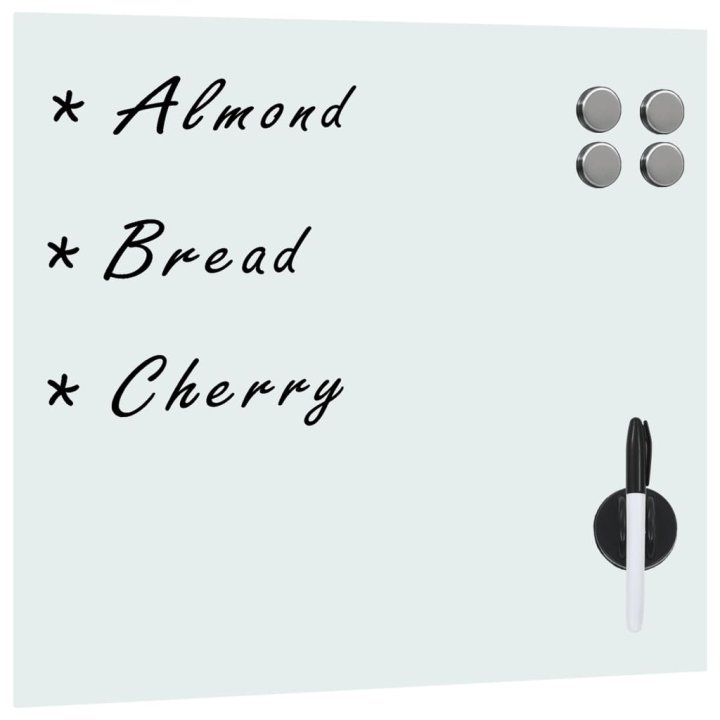 Quadro magnético em vidro para parede 50x50 cm | Briva Home