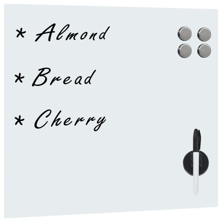 Pizarra magnética de pared vidrio 60x60 cm | Briva Home