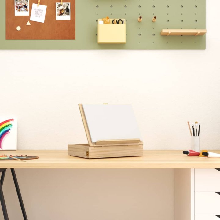 Caballete de sobremesa con cajón madera de | Briva Home