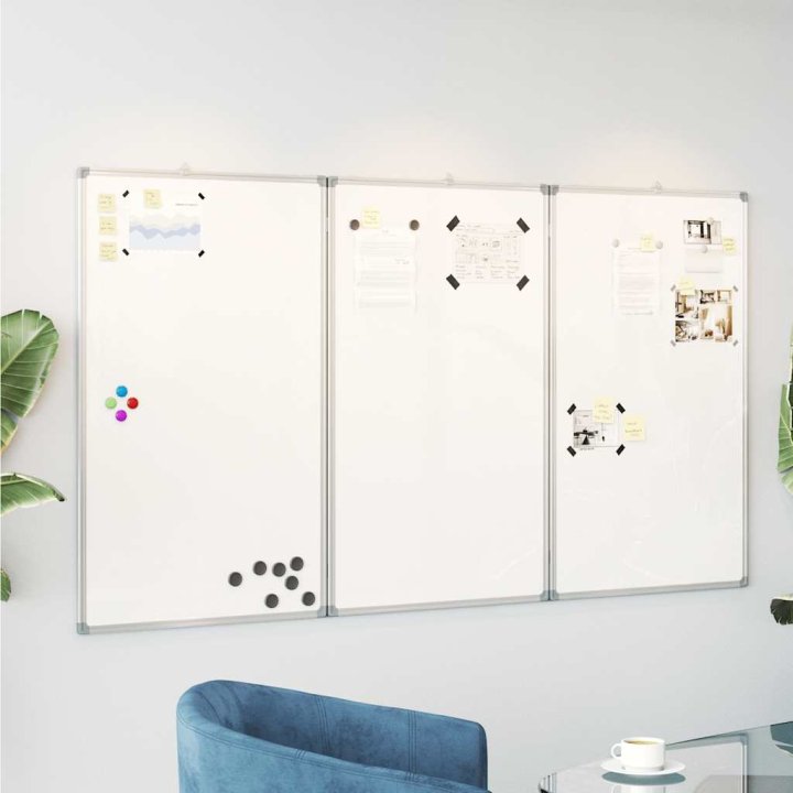 Quadro branco magnético dobrável 120x100x1,7 | Briva Home