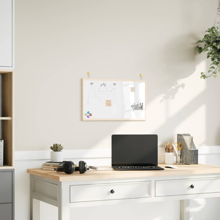 Quadro branco magnético com estrutura em | Briva Home