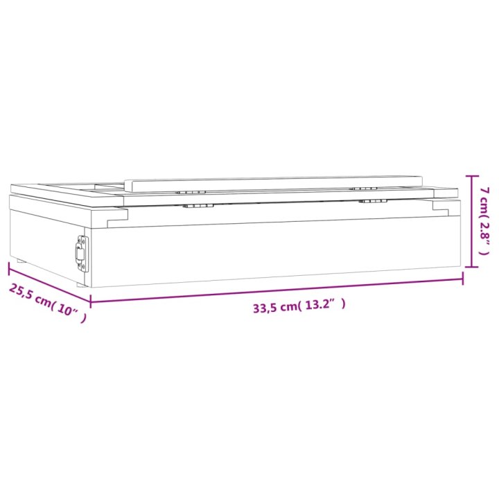 Caballete de sobremesa con cajón madera de | Briva Home