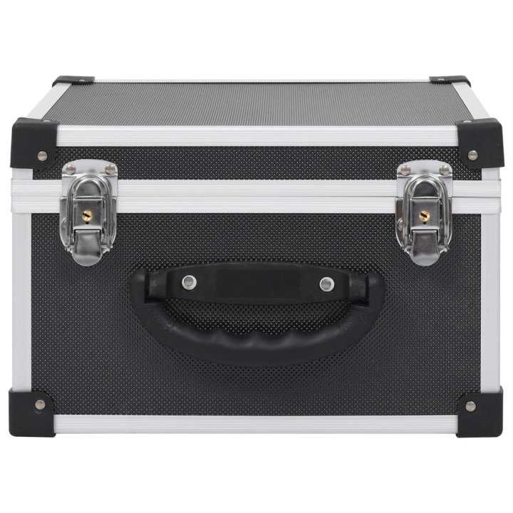 Estojo para 40 CDs alumínio ABS preto | Briva Home