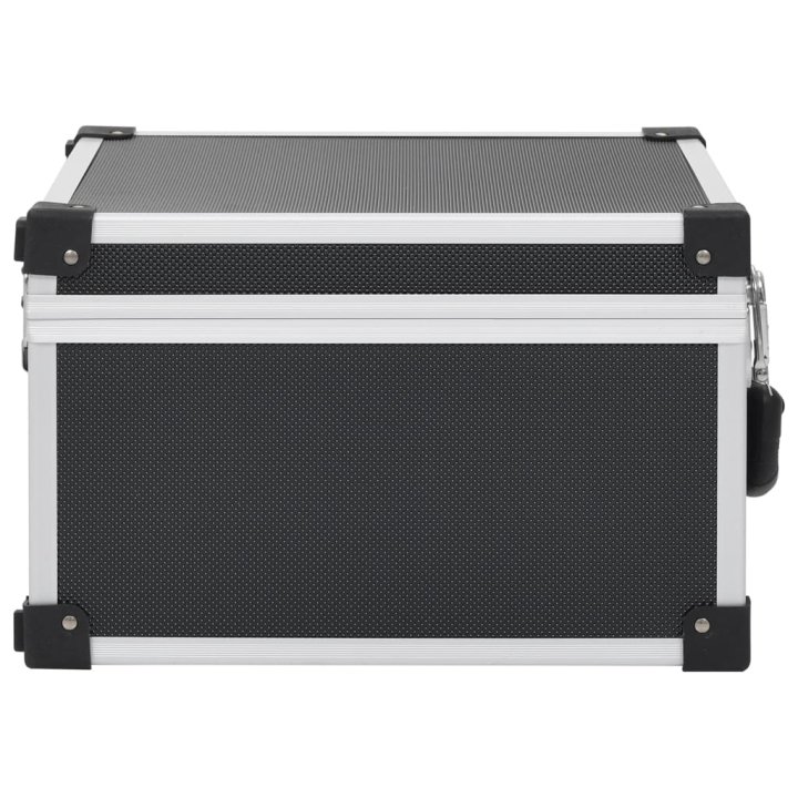 Estojo para 40 CDs alumínio ABS preto | Briva Home