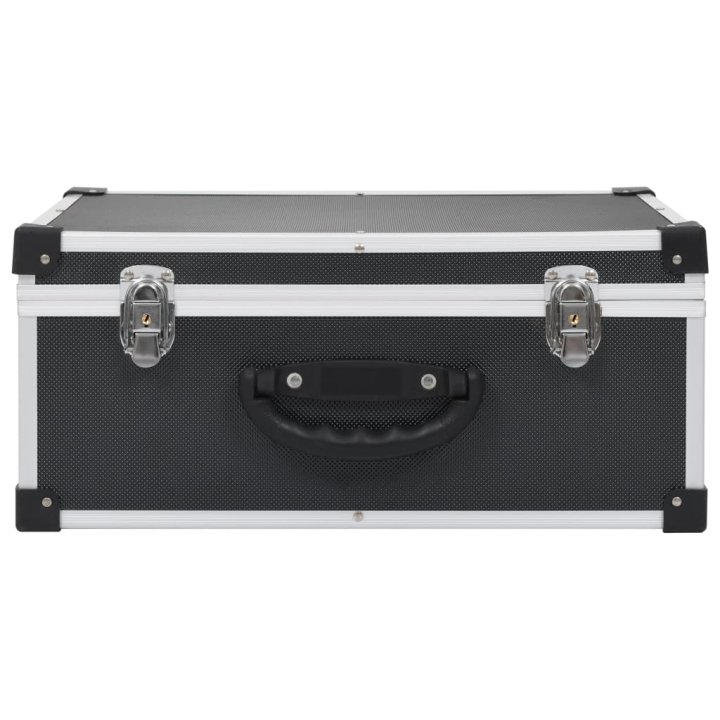 Estojo para 60 CDs alumínio ABS preto | Briva Home