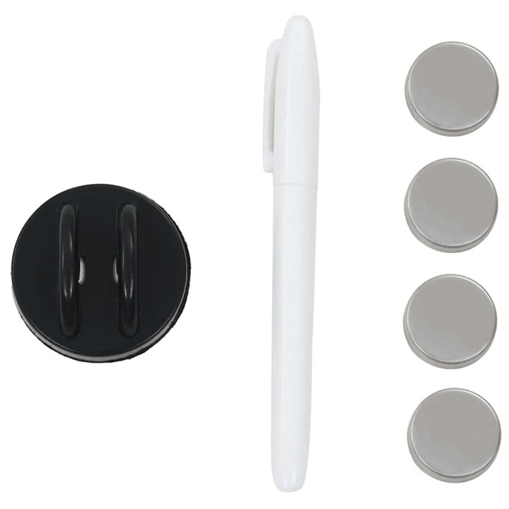 Pizarra magnética de pared negra vidrio 80x60 | Briva Home