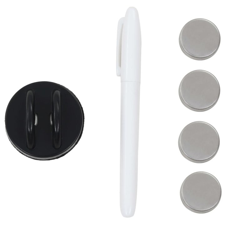 Pizarra magnética de pared negra vidrio 60x40 | Briva Home