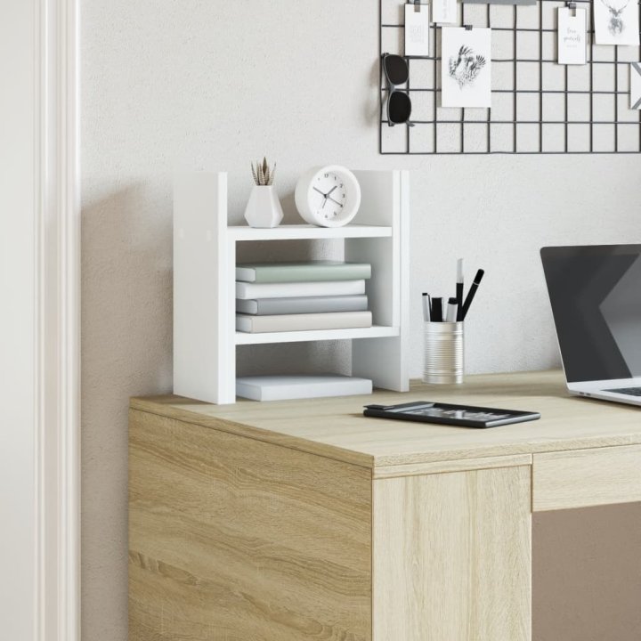 Organizador escritorio madera blanco | Briva Home