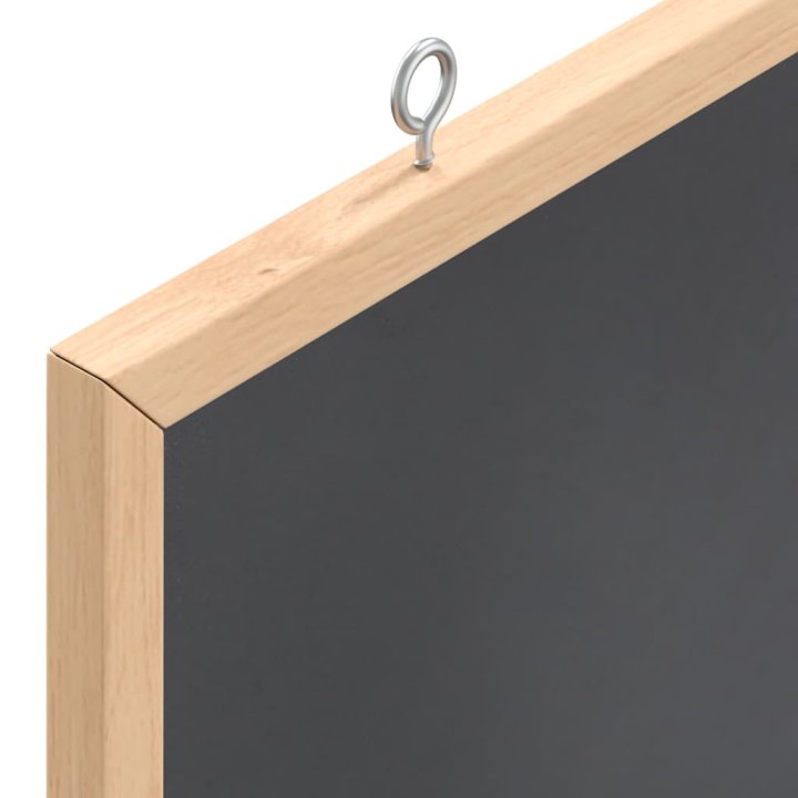 Quadro negro com moldura em madeira de pinho | Briva Home