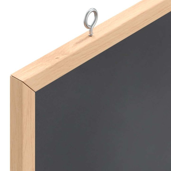 Quadro negro com moldura em madeira de pinho | Briva Home