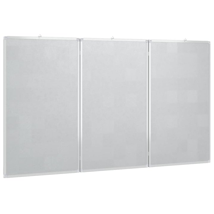 Pizarra magnética plegable aluminio 150x80x1,7 | Briva Home