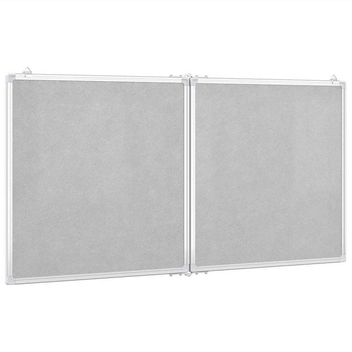 Pizarra magnética plegable aluminio 120x60x1,7 | Briva Home