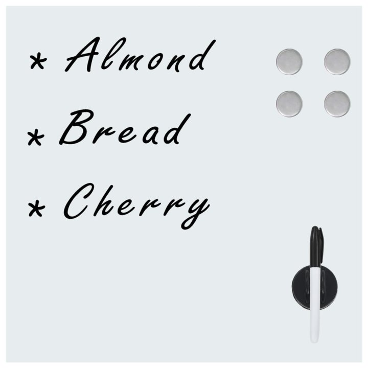 Quadro magnético em vidro para parede 60x60 cm | Briva Home