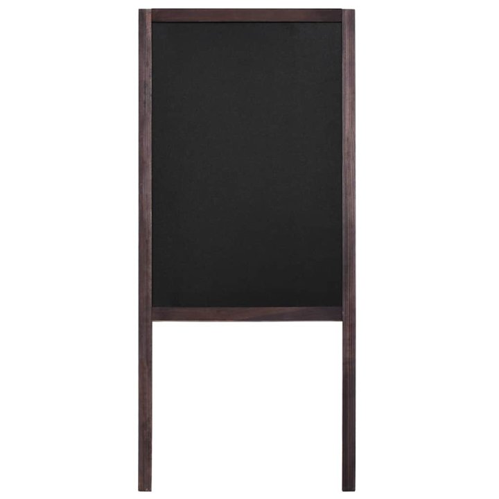 Quadro negro vertical de dupla face em madeira | Briva Home