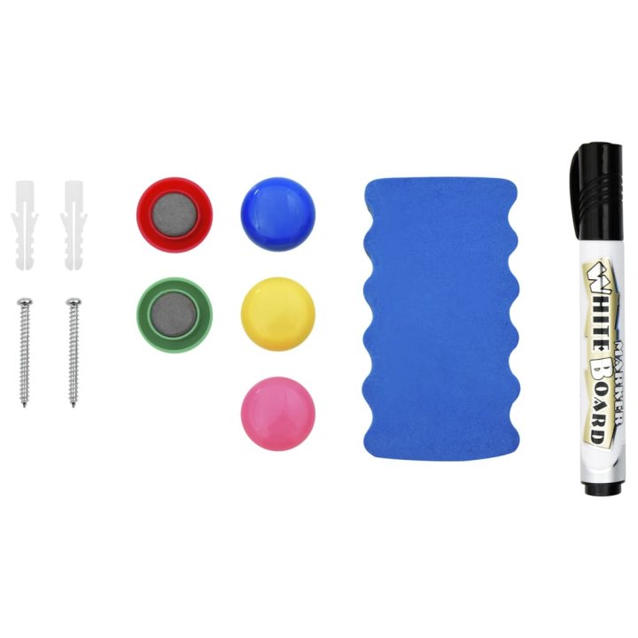 Quadro magnético 110x60 cm aço branco | Briva Home