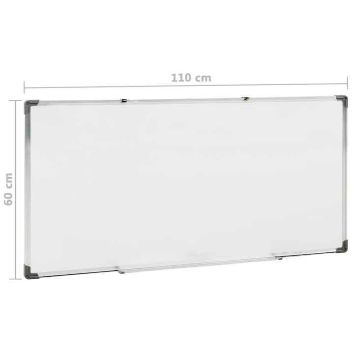 Quadro magnético 110x60 cm aço branco | Briva Home