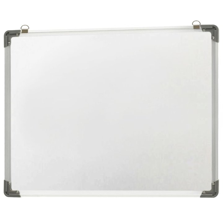 Quadro de escrita magnético 90x60 cm aço branco | Briva Home