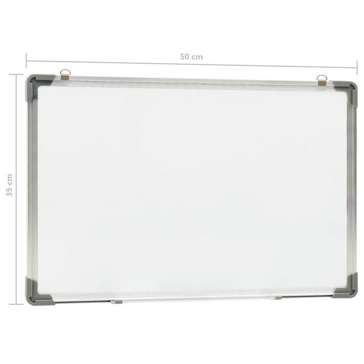 Quadro de escrita magnético 50x35 cm aço branco | Briva Home
