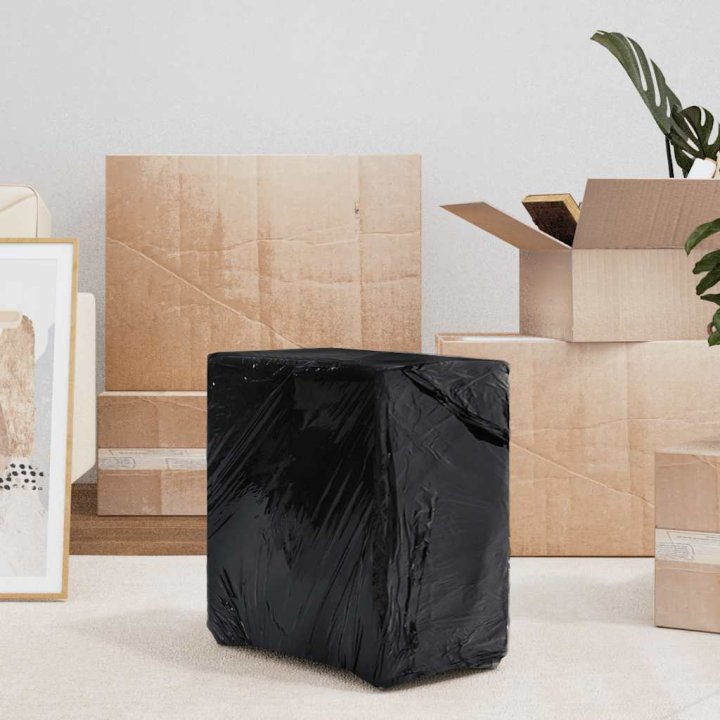 Película extensível 2 unid preto 17 μm 50 cm x | Briva Home